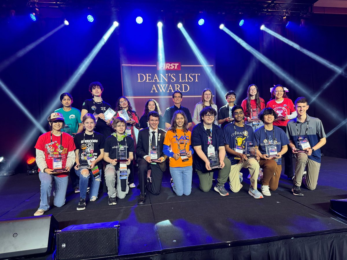 Congratulations to the 2024 @FTCTeams and FIRST Robotics Competition Dean's List Award Winners! #MoreThanRobots #FIRSTChamp #PeopleofSTEAM