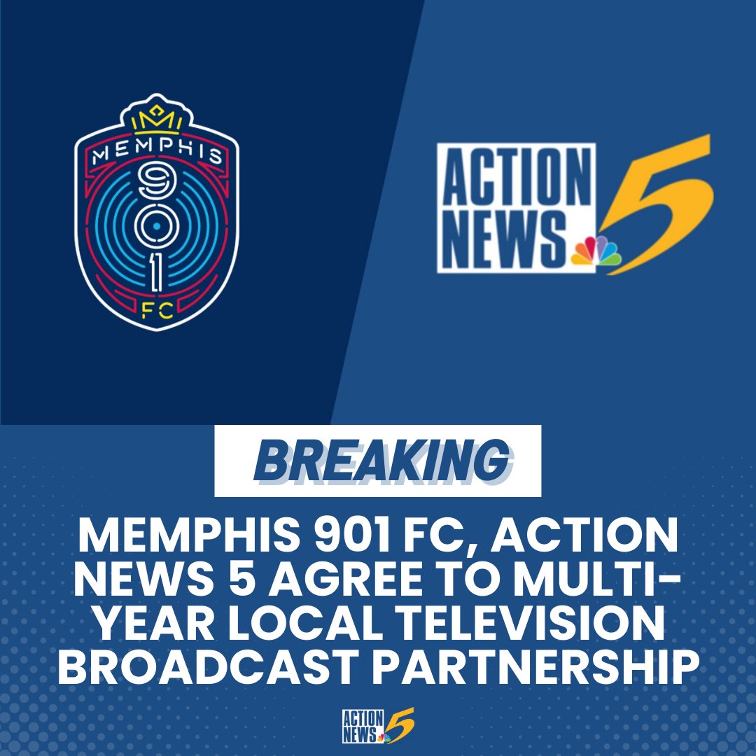 WMCActionNews5's tweet photo. Memphis' top TV station 🤝 Memphis' top soccer club
DETAILS: https://t.co/z9OK9NKeVq https://t.co/XnFJ8DZcHv