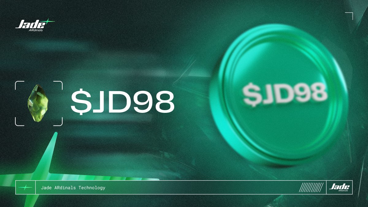 jade_ordinals's tweet image. $JD98 token on #Runes = Another reason to get Jade ARdinal 💎

Become a HODLer and secure your share of the early community rewards!

Be early and join the movement now 👇
magiceden.io/ordinals/marke…