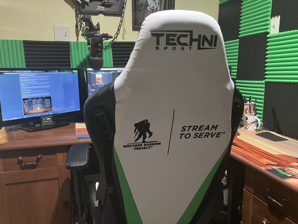 So amazing! A heart felt thank you to <a href="/wwp/">WWP</a> for allowing me to be a part of what they do and rewarding me with a <a href="/TechniSport/">TechniSport</a> chair! Wow did you choose my colors this year! #BlessedAndGrateful