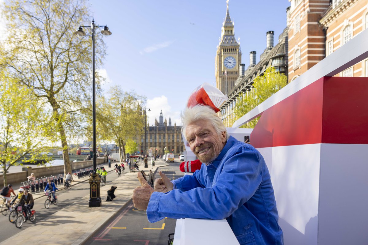 “Started from a houseboat now we’re here” - @RichardBranson reflects on his trip to London, cruising on a double-decker boat through central London with @VirginVoyages. Read his trip diary here: virg.in/3Jt06wl