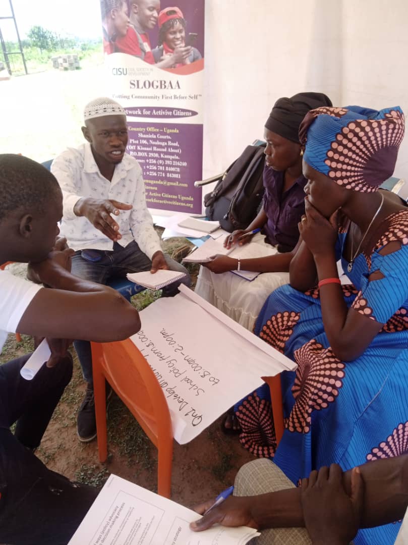CiHold's tweet photo. #demographicdevident DAY 5 of SLOGBAA Fellowship training for youth leaders in Yumbe district addressed how to ensure Gender-Sensitive Service Delivery -by CIDD-UG in partnership with NAC @actionaiduganda @ngoforum @Accu_Ug @DKinUganda @CUSP_Uganda @CSBAGUGANDA @usmissionuganda https://t.co/mylGxIqUWD