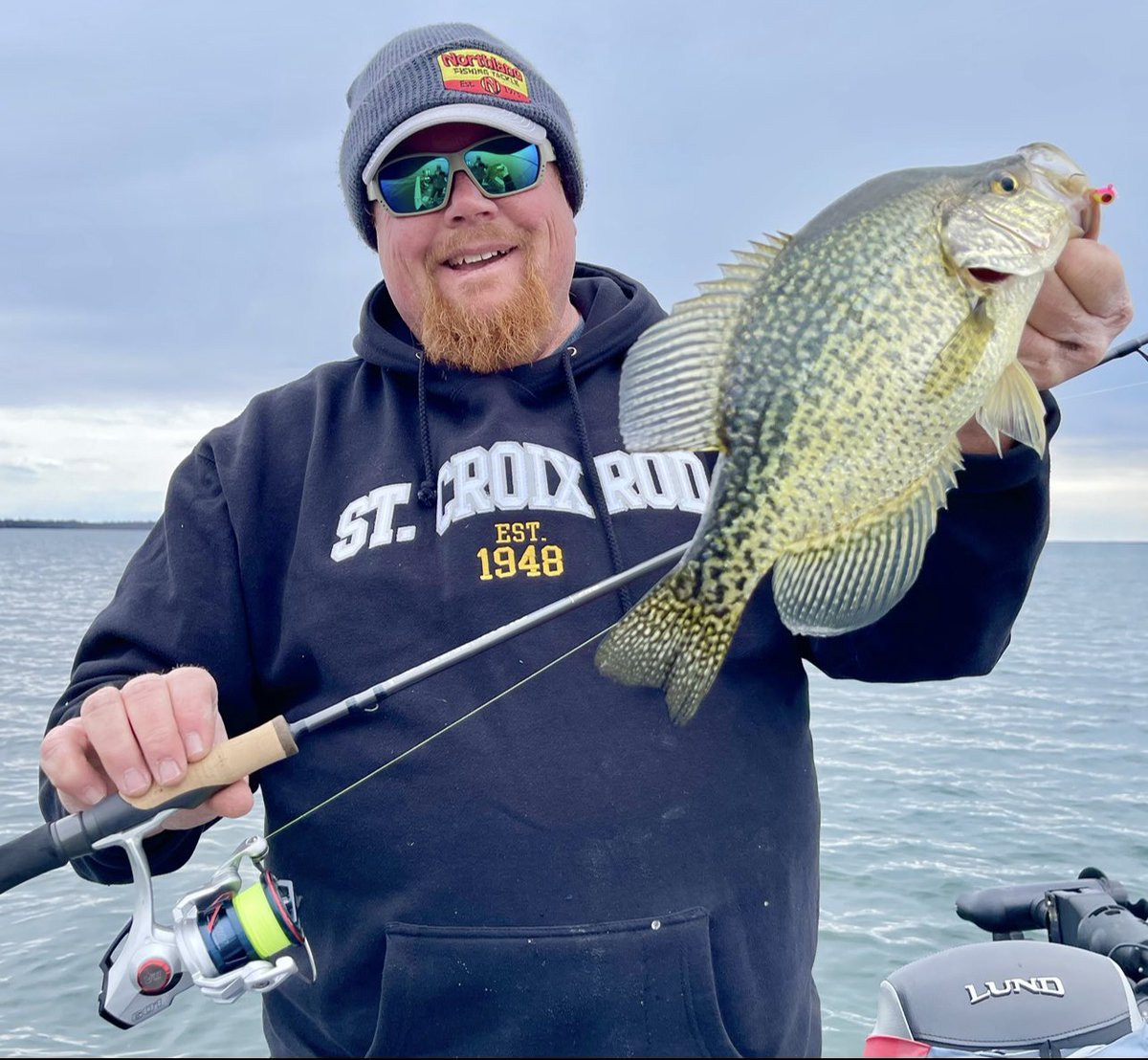 Happy “Fishing Friday’s ‘Anglers!!! 
 Slab Crappie & Jumbo Perch ‘ Are Still biting in Cold Open-Water! 
Good Luck Anglers!
B🎣👍 #enjoyeverymoment #fishingdaily Northland Fishing Tackle **Crappie King Feather Jig ***St. Croix Rods Panfish 7’ & Seviin Reels GX 1000