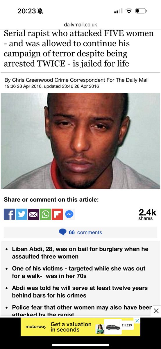 Somali Background Magic Man, who police wrongly described as being unemployed when giving him bail, he had a full time job and that job was of course, Raping !