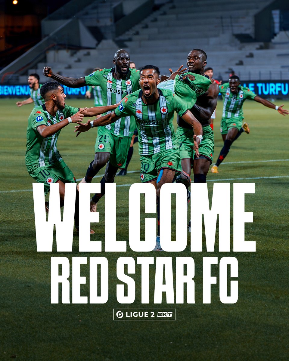 𝗣𝗥𝗢𝗠𝗨 ! ✅ Le @RedStarFC officialise son retour en @Ligue2BKT la saison prochaine ! 👏🆙