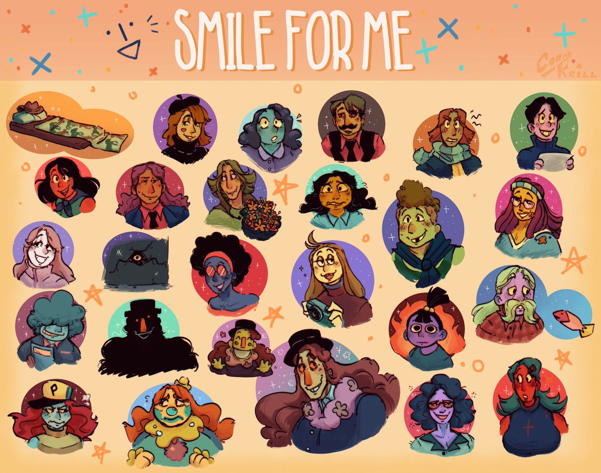 🎨✨Calling all artists and fans of Smile For Me for #FanArtFriday! Show off your creativity by drawing your favorite characters or scenes from the game. We can’t wait to see what you come up with! To kick us off, here’s an incredible piece from @CoralKrill 💚#smileformegame