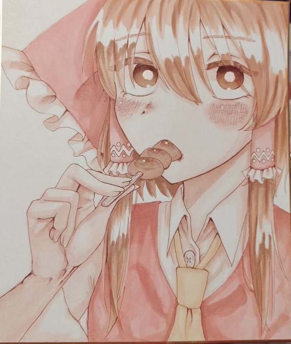 おだんごもぐもぐレイムさん!こちらは大色紙です〜 