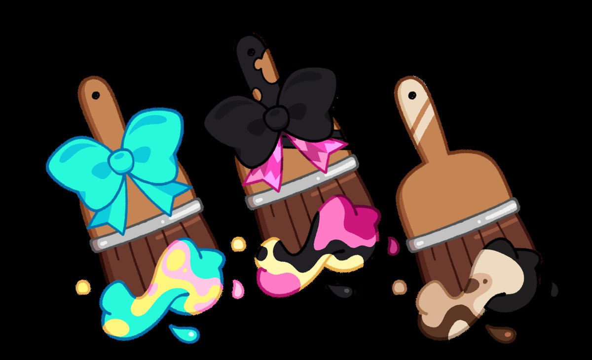 chewbay's tweet photo. Turning your fursonas into paint brushes when you realize you have a "type" makes everything easier!  - #neopets #furryart #fursona 🎨🖌️ https://t.co/M8YaGasbYM