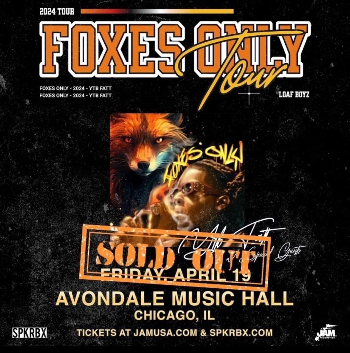 Chicago tonight 🦊🦊🦊