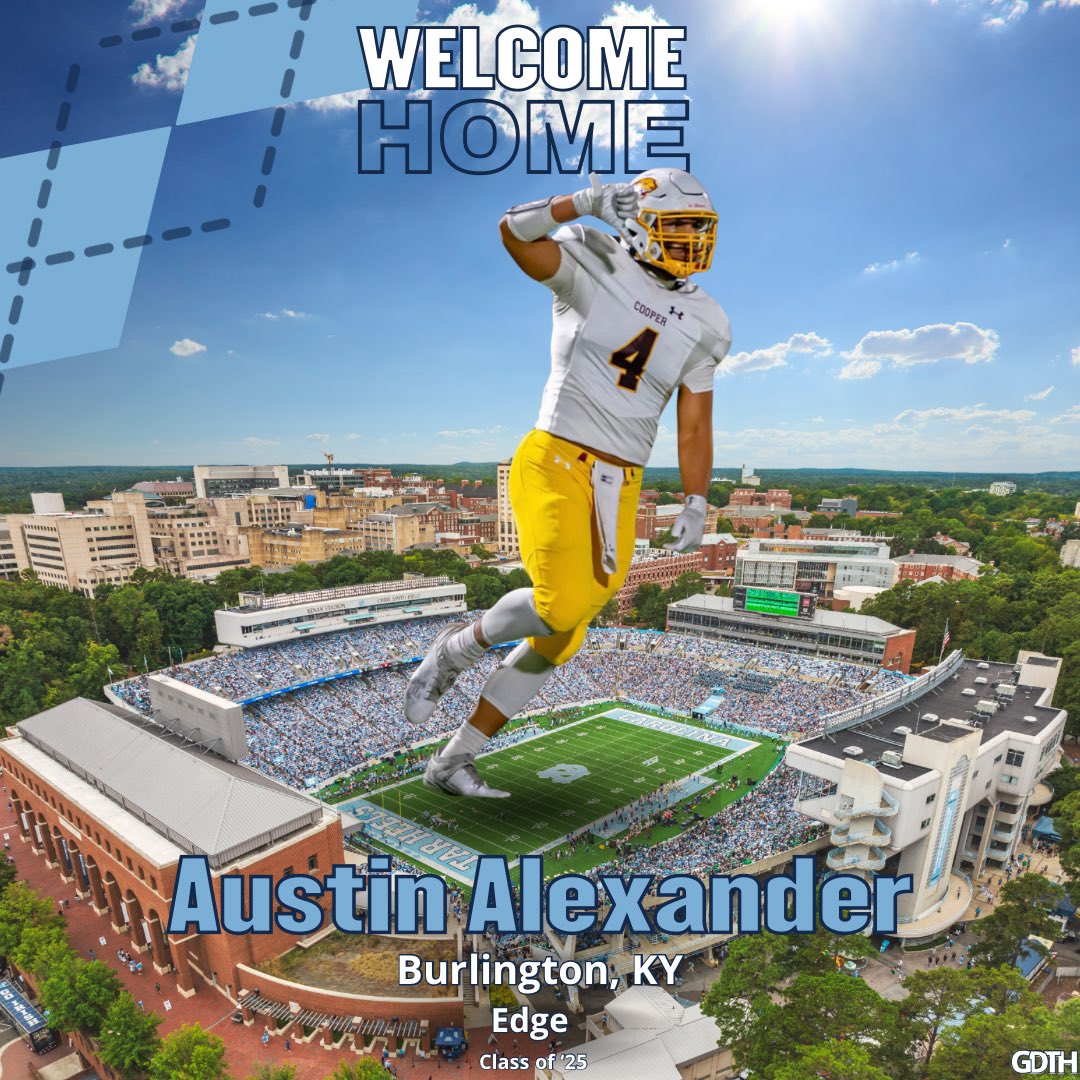 Go follow @AAlexander2025 and welcome him to the Carolina family! 🏈🐏