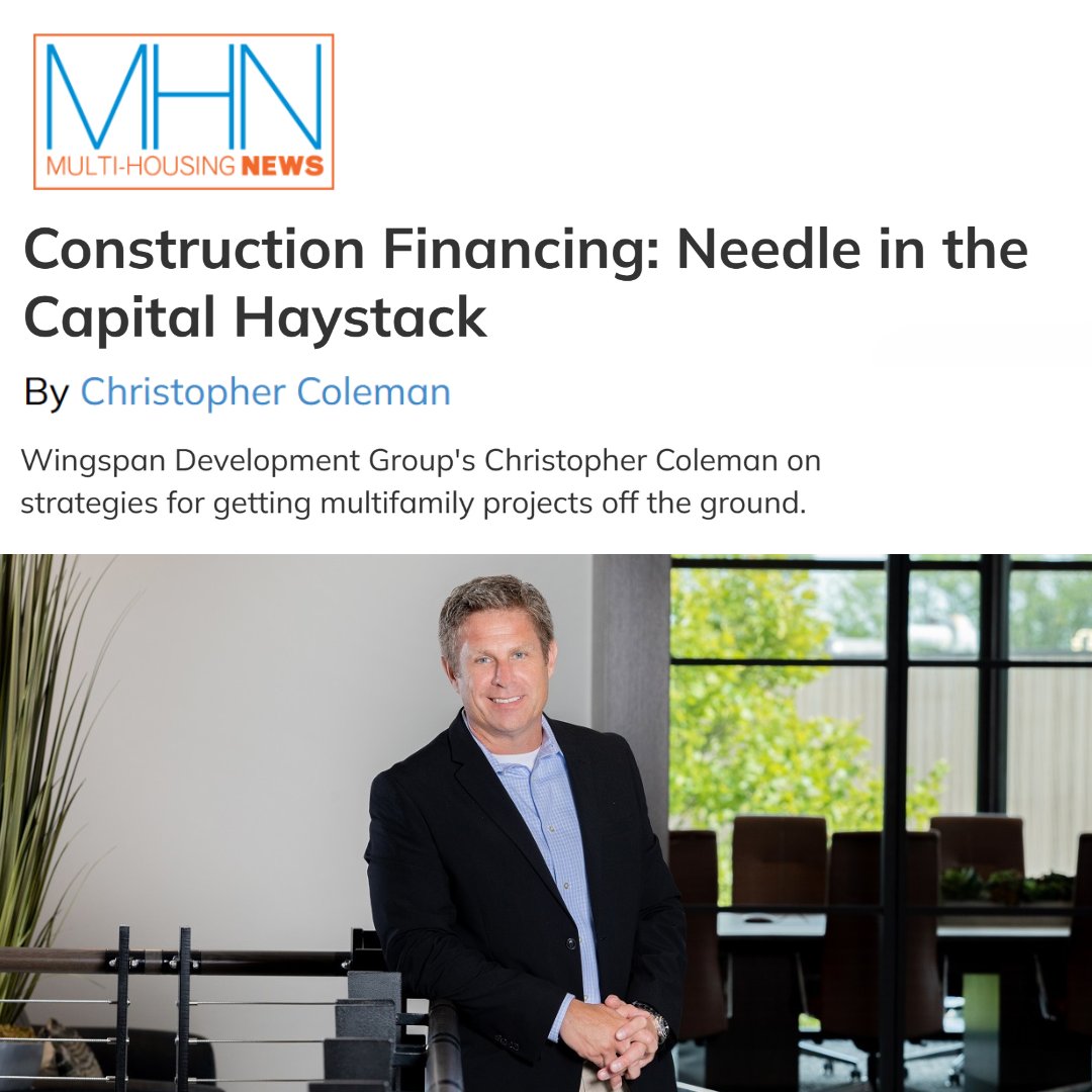 Storytelling can be a powerful tool to help secure financing for #realestate developments when #interestrates are high, according to Wingspan Development Group VP Chris Coleman in a byline for @MHNonline. Read more of his tips in today’s #TJTalk: conta.cc/44616zS