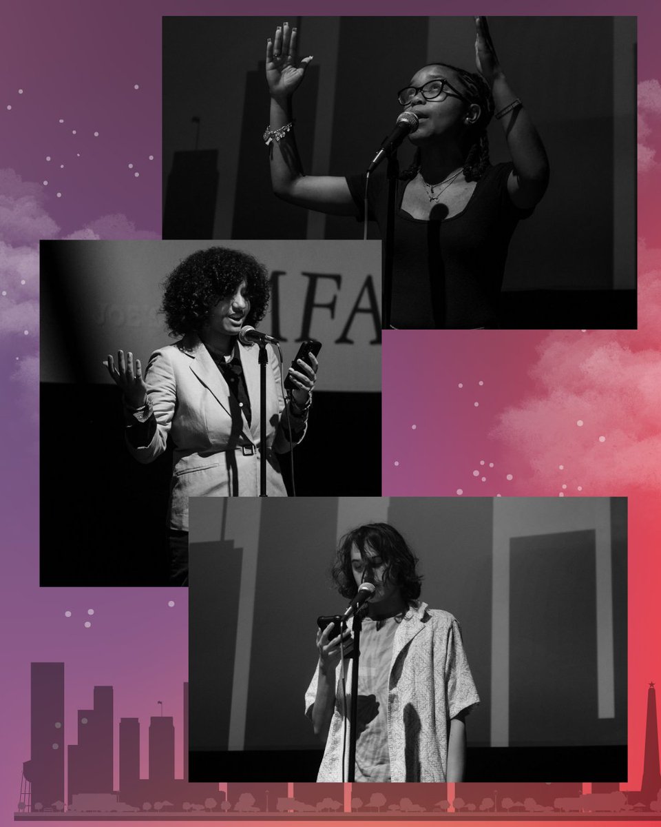witshouston's tweet photo. Meta4 Houston, you're up! We can't wait to see you take the stage at Brave New Voices in DC and defend our title as slam champions. 

#WITSHouston #Meta4Houston #PoetrySlam https://t.co/2xGQDJknJn