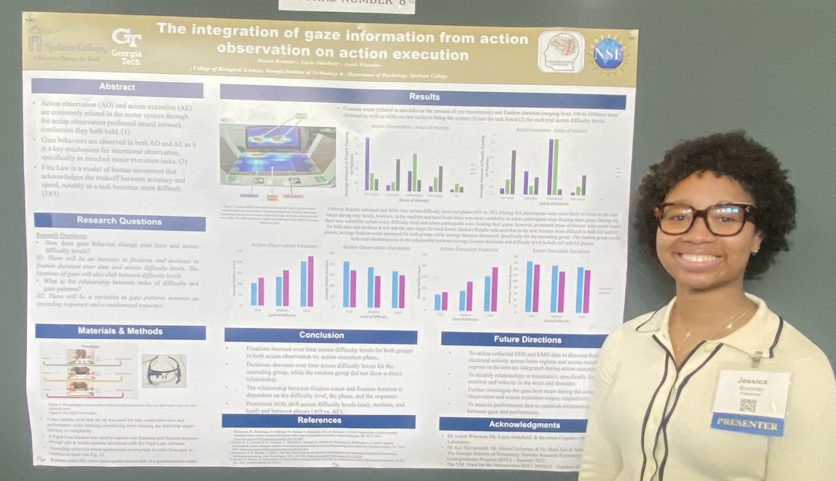 Today started with an advisory board meeting and ended with student presentations from the lab. My heart is full! Thanks to @SpelmanCollege for training awesome students, @GTSciences for support of undergrad research and @NSF for funding our work in #neuro research!