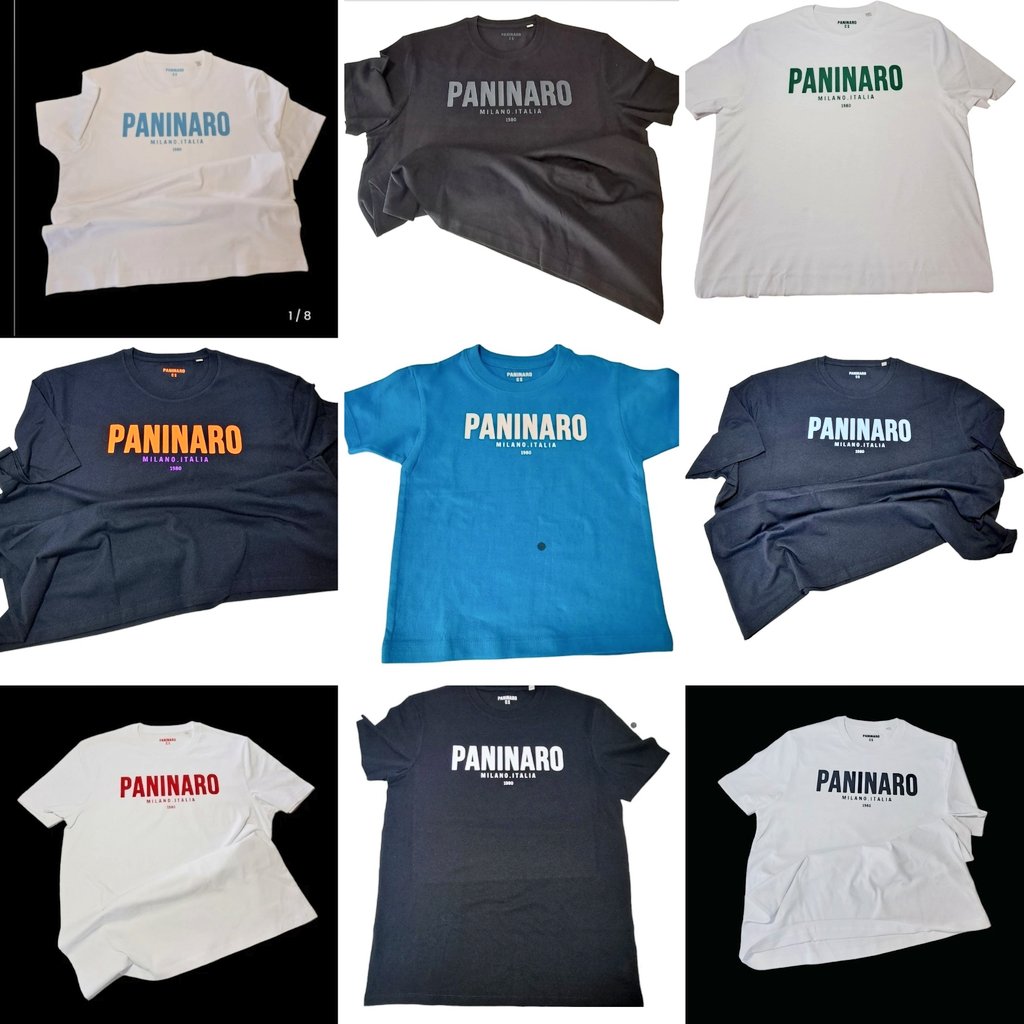 Evening,
Paninaro tees have been selling great, so thank you to all who have purchased them. It's greatly appreciated. 
I'm getting through orders as fast as I can, so please be patient.
The Paninaro sweatshirts & Terry shorts will be released asap, so please bear with me.
Baz 🫡