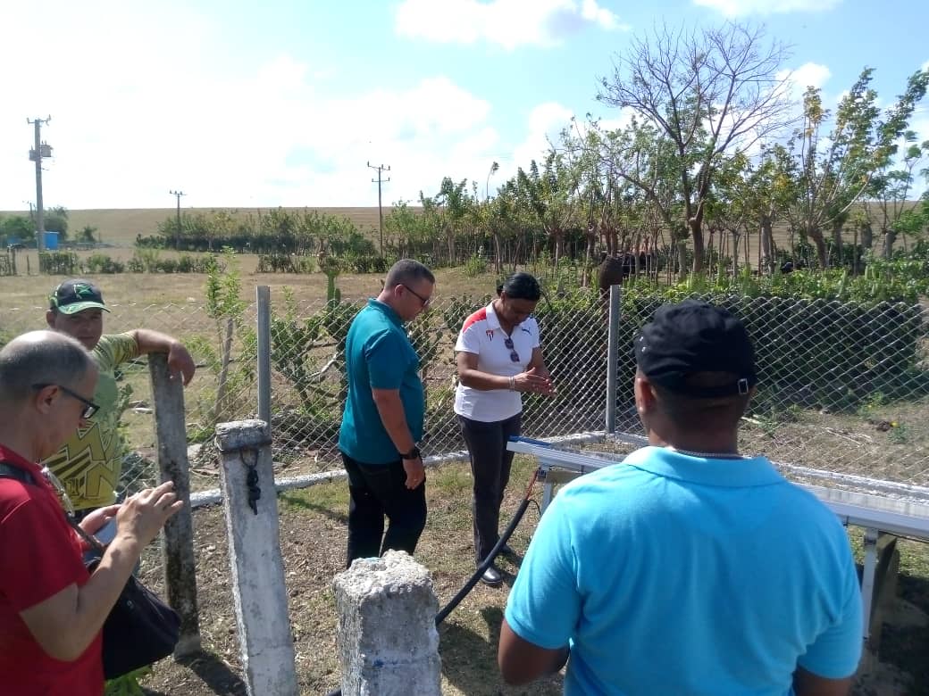 Visitamos, junto a la #VPM Inés Maria Chapman, 4 Estaciones de Bombeo, en el municipio #Florencia, del cambio de la Matríz Energética,las que prestan servicios a la población, con muy buena calidad, Ciego de Ávila como provincia, concluyó, esta tarea #CubaViveYTrabaja #INRHCuba