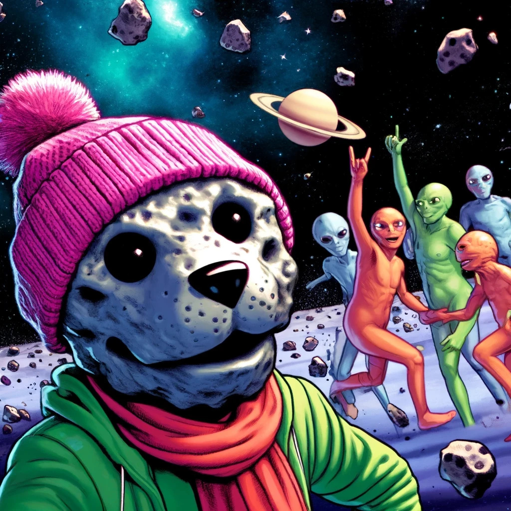 AstroDogWifHat's tweet photo. Selfie Kid

 (☄️+🐶+🧢) https://t.co/UHnuTxz3E7