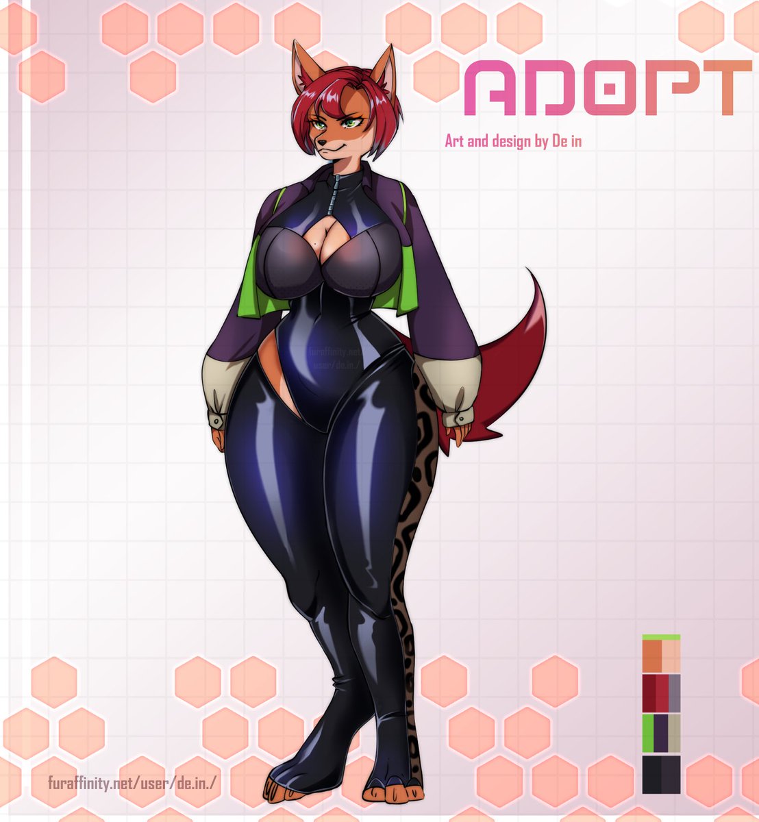 de_in_'s tweet photo. Fox Cyber punk | Adopt

SB:$25
Mi:$5
AB:$150 (+nude version,weapon) 
✦ Original size: 1940x2100px
✦ Payment only Boosty or hipolink
✦ Don't give out design as your own
✦ No refund is possible
#adopt #ArtistOnTwitter #furryart #foxadopt #Cyberpunk #art #furry #adoptopen #latex https://t.co/TDoHlUPalK