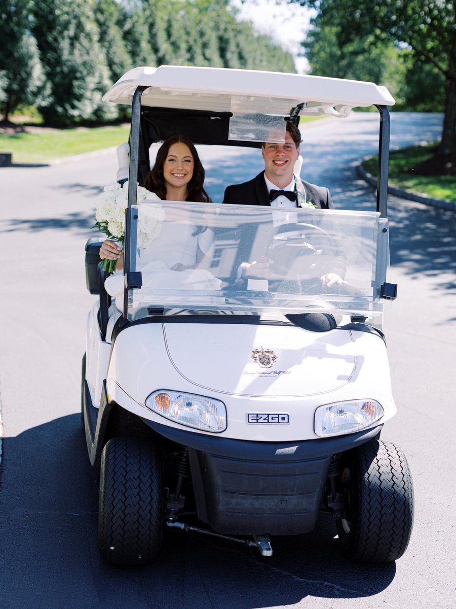 Happy Friday, everyone! We just had to share the magic of this breathtaking wedding held at @trumpgolfdc. Here's to hoping your weekend is just as spectacular! Cheers to love, laughter, and unforgettable moments. 🥂 #WeekendVibes #LoveOnTheGreen #Cheers #trumpgolf