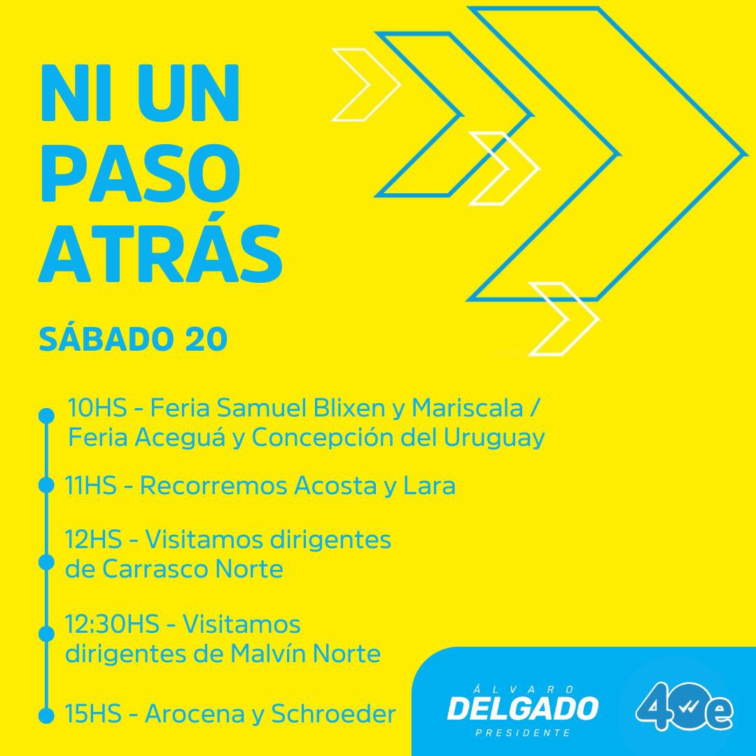 Mañana sábado @espacio40e #NiUnPasoAtras