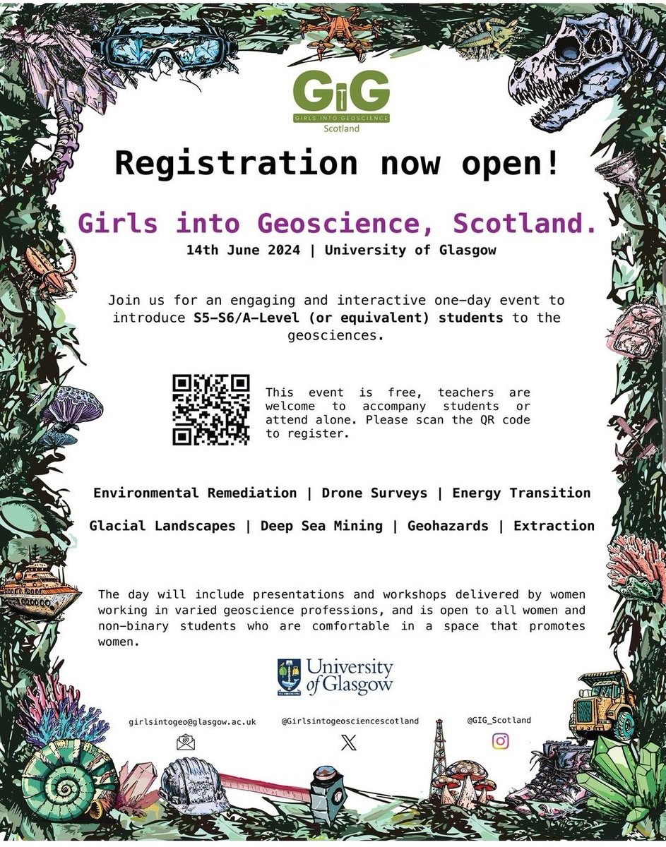Girls into Geoscience Scotland tweet media