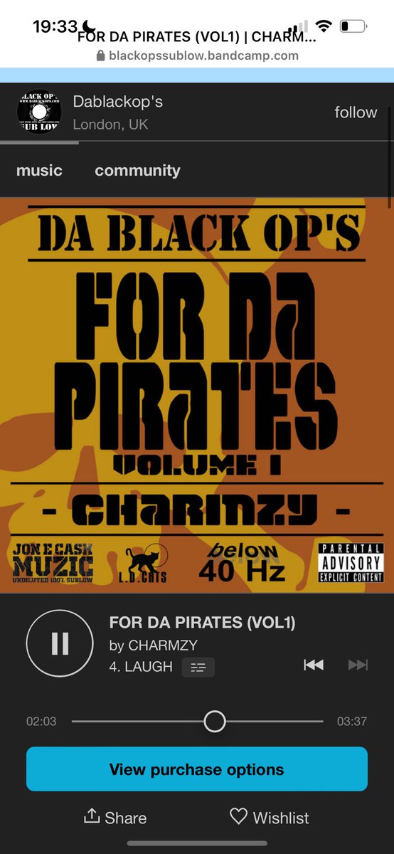 For the pirates, vol one Dj Charmzy  out now. On dablackops.com