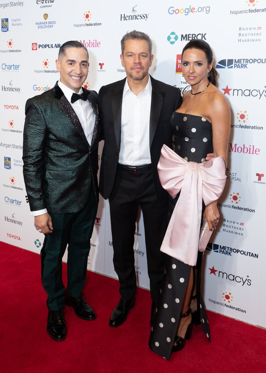 We want to thank everyone who joined us last night including @JLo, gala chair @Lin_Manuel, @SoyMonicaGil, @Macys, Centro Hispano of Dane County in WI, Matt Damon, Valentina from @DragRaceMexico, @diegoluna_, and our amazing sponsors.