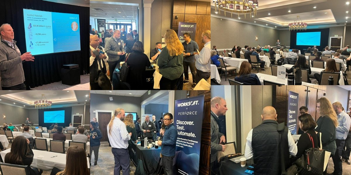 We're having a great time at today's #ASUG DFW Chapter Meeting, a full day of interactive education. We had a great time hosting you at our session. Stop by our booth to learn more about what the Worksoft platform can do for you!
