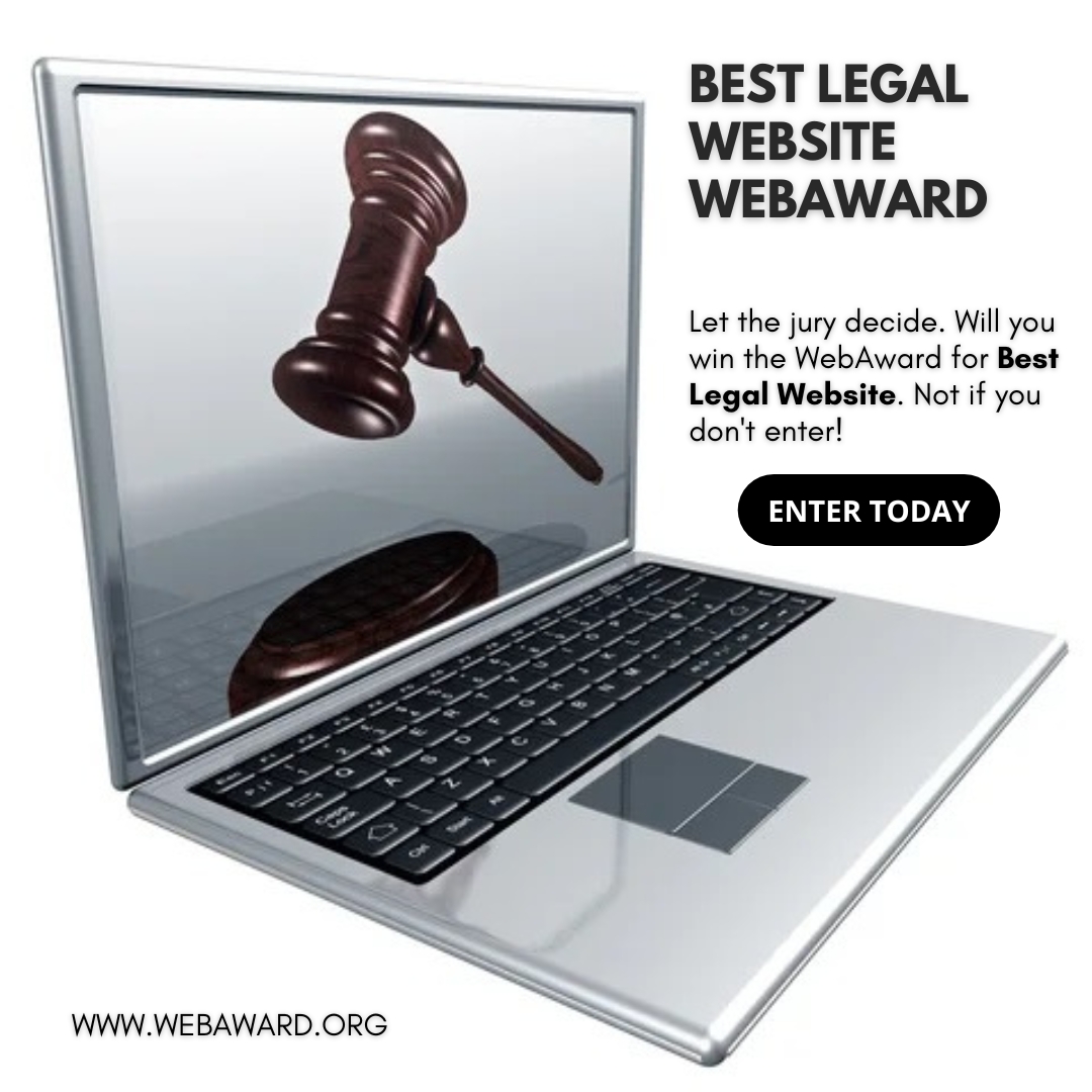 We'll be the judge: Enter & Win Best Legal Website in the @WebMarketAssoc 28th #WebAward Website Program at WebAward.org Enter by 5.31.24.
#Legal #legalnews #legaltech #legalmarketing #legalpractice #legaleagle #legalprofession #legaltechnology #lawyermarketing
