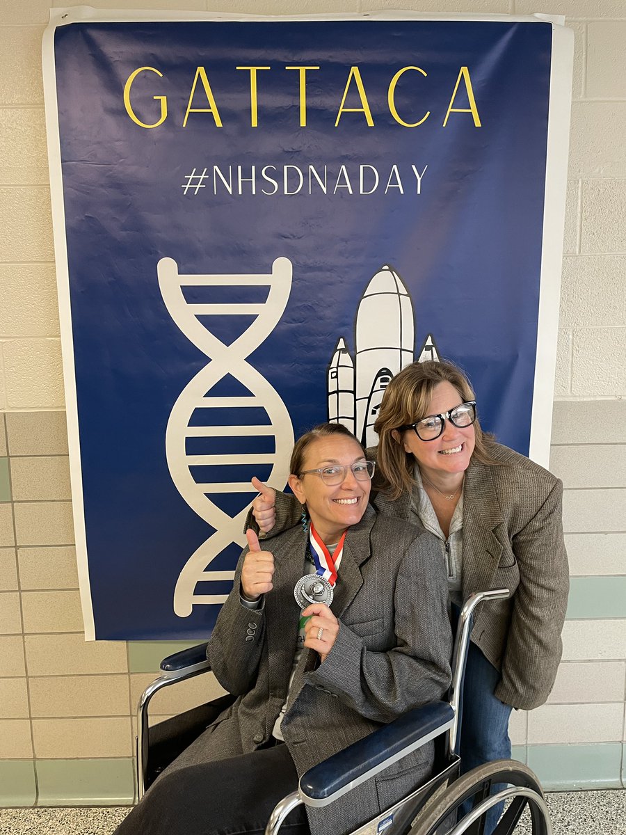 NHSDNADay's tweet photo. 16th Nordonia DNA Day in the books. Thanks @BioRadEducation for the inspirational song. Student edited video. @genome_gov #dnaday Staff Video: https://t.co/avHUqYHsqi https://t.co/QnjC85Jzof