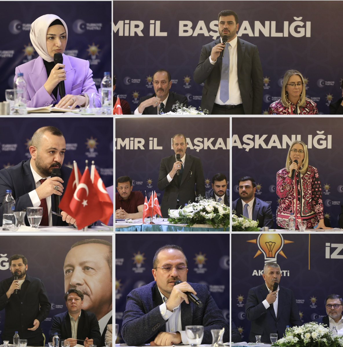 📍AK Parti İzmir İl Başkanlığı Genel Başkan Yardımcımız Sn. Hamza Dağ, Genel Merkez Gençlik Kolları Başkanımız ve İzmir Milletvekilimiz Sn. Eyyüp Kadir İnan, MKYK Üyelerimiz Sn. Dilek Yıldız Büyükdağ, Sn. Emre Cemil Ayvalı, MHP İzmir İl Başkanımız Sn. Veysel Şahin, Büyük Birlik