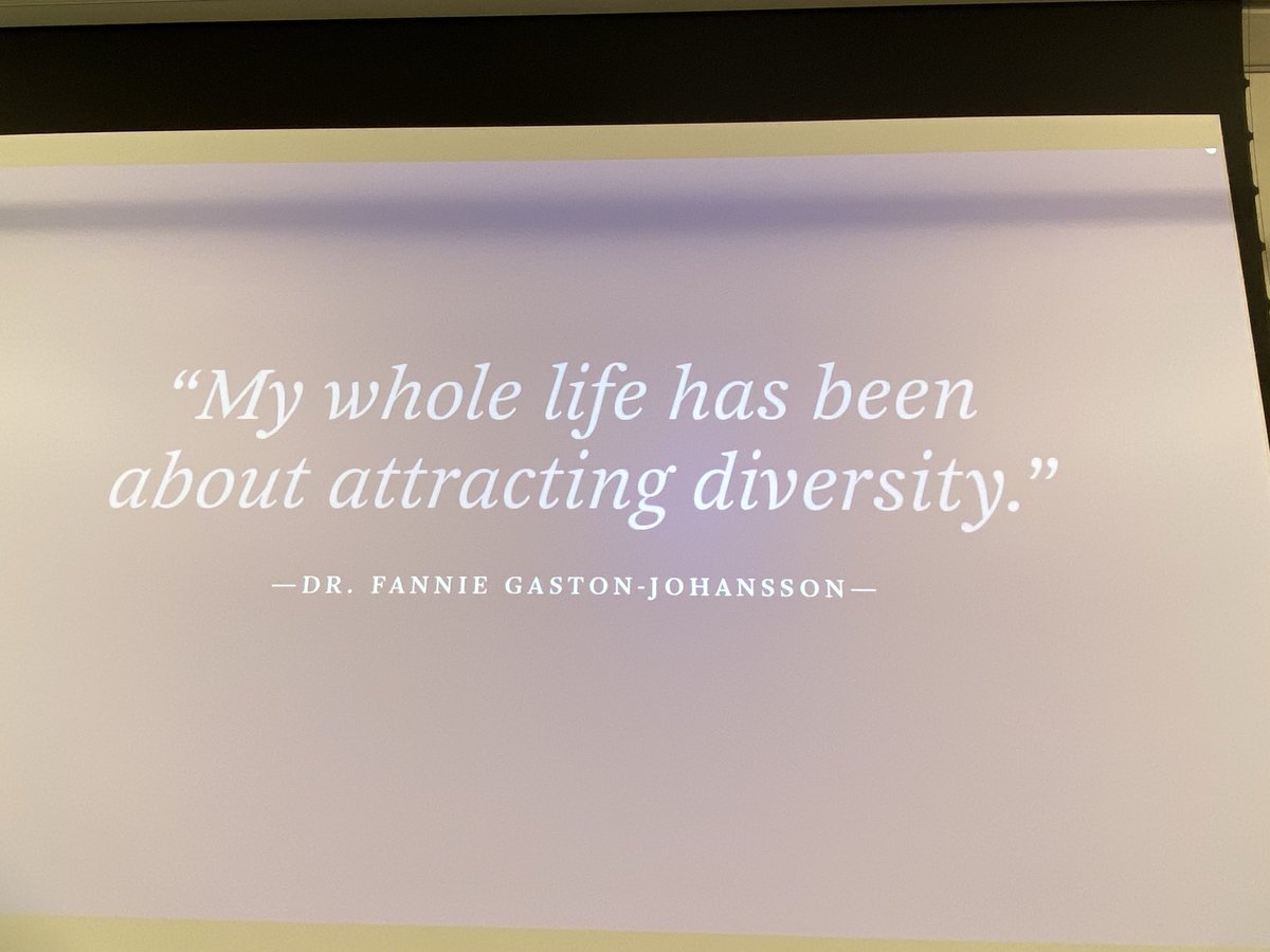 Celebration of the Fannie Gaston-Johansson Faculty of Excellence Program…continuing a legacy of diversity across the university.