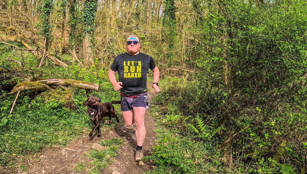 madmoosey's tweet photo. One run closer to the next little 00 milestone! Sun was out, post work for a run with Oppo 🐶 It was a fun, recovery run today. Loved the miles! Day 1799 of the run streak ☑️ https://t.co/V3Iv43zrVx