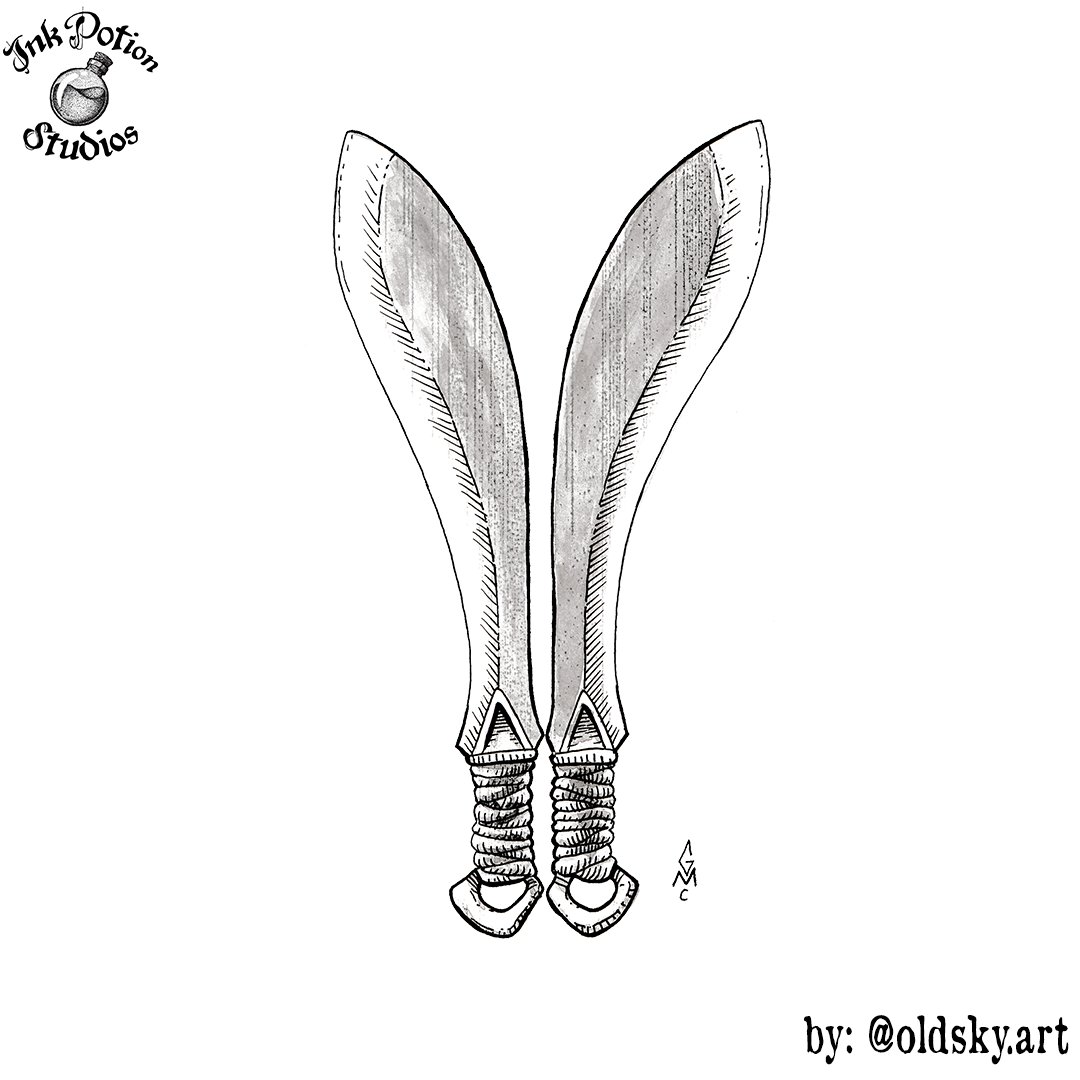 Some great warrios, some just reckless young folk seeking fortune and glory (if you have the coin) - This April, we bring out the Swords for Hire!  

Arts by: <a href="/oldsky_art/">Geraldinho ! Commission Open</a>

Join us in our #Patreon campaign: patreon.com/inkpotionstudi……

#fantasy #rpg #rpgart #dnd #ttrpg