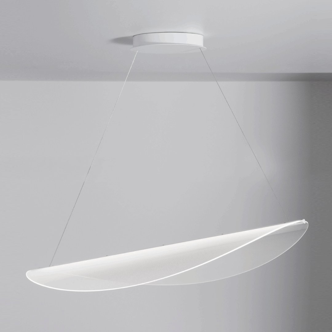 It's Magic! - Transparent Decorative Pendant from @Inter-lux: Tools for Lighting Decorative
OptiLight™ technology allows Diphy to disappear from view when switched off, only to magically reappear when switched on.  #NorcalRep #LtgSys #LightAgency #LightingRep