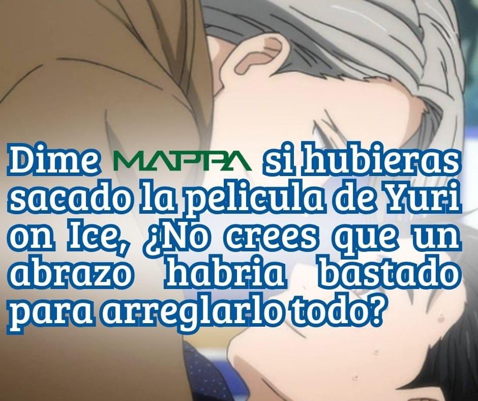 Garay198620's tweet photo. #NetflixsaveYOI #MAPPA #YuriOnIce 
Un Madras0 duele menos 😭 espere tanto la película y nos dicen …. No mija siempre no sale 😭 https://t.co/GR5HozR7r4