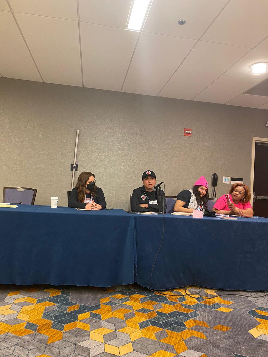 We’re at biggest Labor’s Coachella that’s convened by @labornotes ♥️✊🏾 We started our day by participating in two panels and a training to share lessons of building a more inclusive labor movement w/ @ctdufoundation @_drivers_united @onefairwage @AndoverEducator @NewLabor
