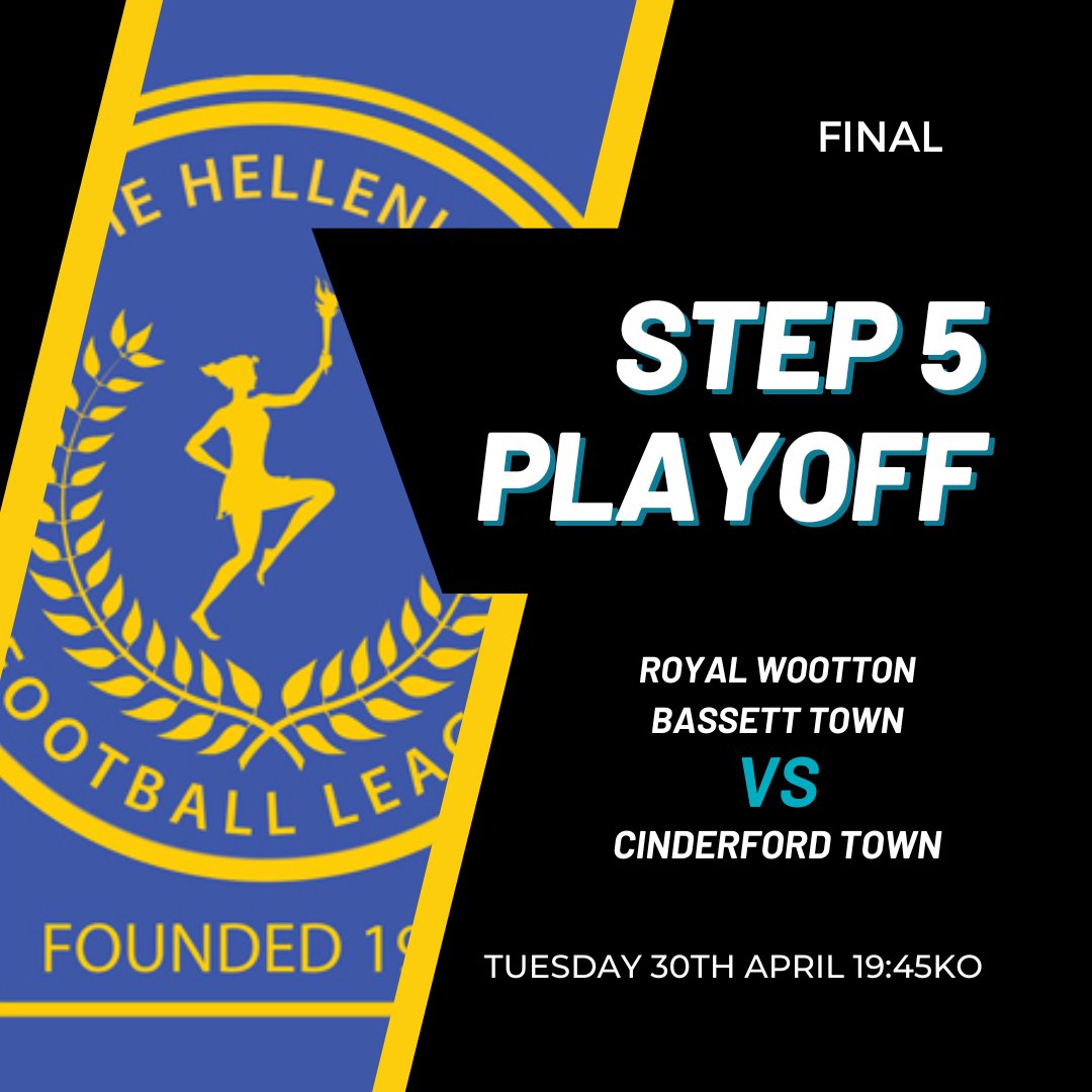 Our Step 5 playoff will take place on 30th April between @RWBTFC & @Cinderford_Town.