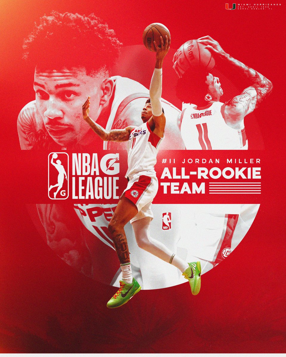 Jordan in The G 📈💥 Congratulations to our guy @Jordan_miller11 on earning @nbagleague All-Rookie honors ‼️