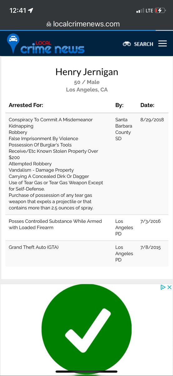 In regards to that body found in the U-Haul yesterday, This was not Henry’s first time involved in crimes involving UHauls. My guess is he was involved in a similar caper and it took a bad turn for him.