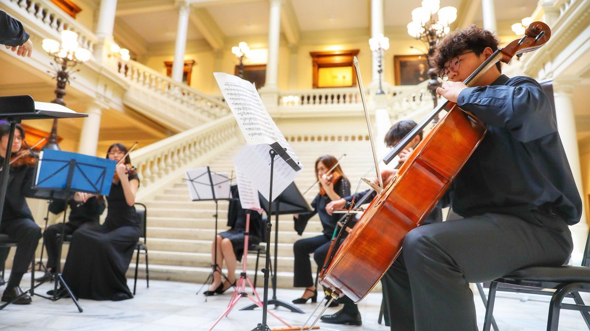 More pictures from our HD 50 Orchestra Showcase at the Capitol! While my district has among the best schools in the state, something I’m proudest of is how our community and families support music and the arts. So proud to be able to bring the best of HD 50 to the Gold Dome!