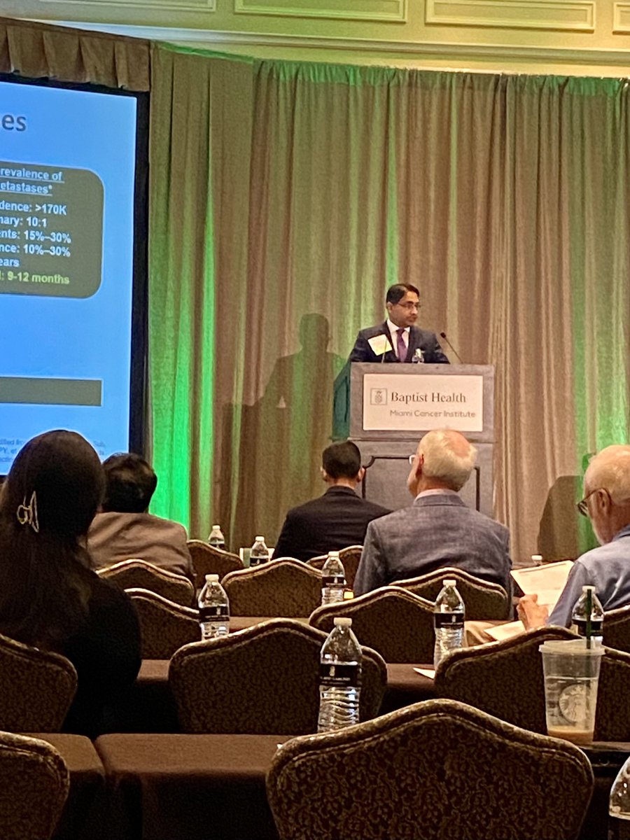 It’s almost a wrap on day one of the Second Annual Miami Cancer Institute Precision Oncology Symposium. It’s been a day of captivating speakers with the latest updates in oncogenic-driven tumors and targeted treatment. Congrats MCI team and Dr. Ahluwalia! #MCIPrecisionOncology