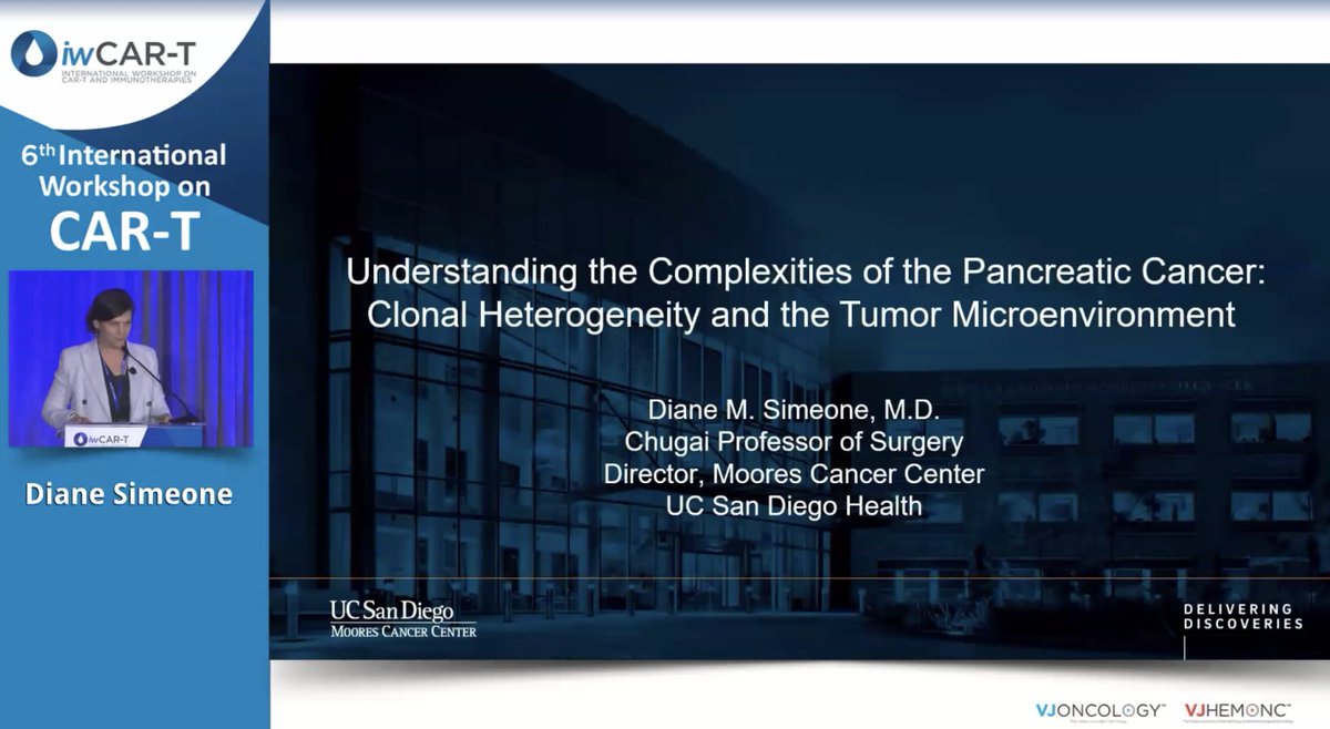 🚨 @MadameSurgeon shares CAR-T advances in #PancreaticCancer at #iwCART24. Stay informed about the latest breakthroughs in #GICancer therapy! #iwCART24 @VJOncology #iwCART #CART #CellularTherapies #GIsm