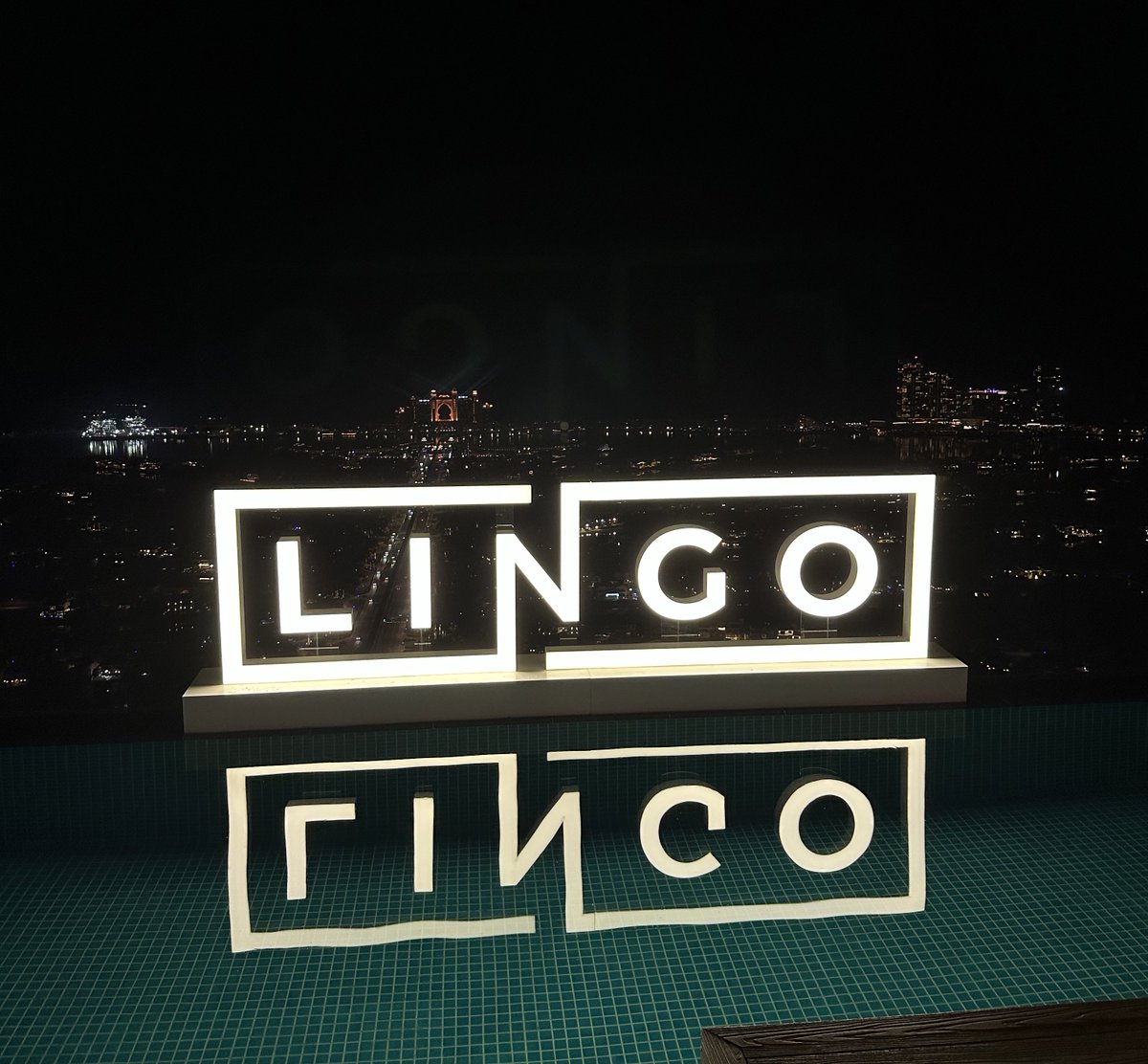 I am today at the <a href="/Lingocoins/">Lingo</a> in Dubai!

Love the project they are building 🚀