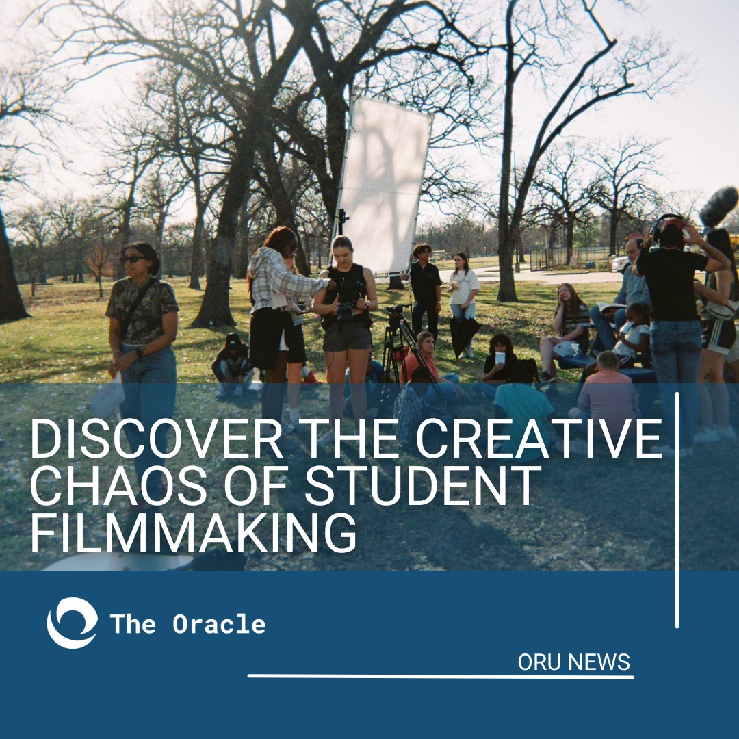 ORUOracle's tweet photo. 💡Lights, Camera, Action! 🎬 Read about the world of student filmmaking as we spotlight the creative minds behind the lens. Swipe for an exclusive look behind the scenes! 🎥 #filmmakers #orustudents #ORUOracle https://t.co/AzSCoSmePS
