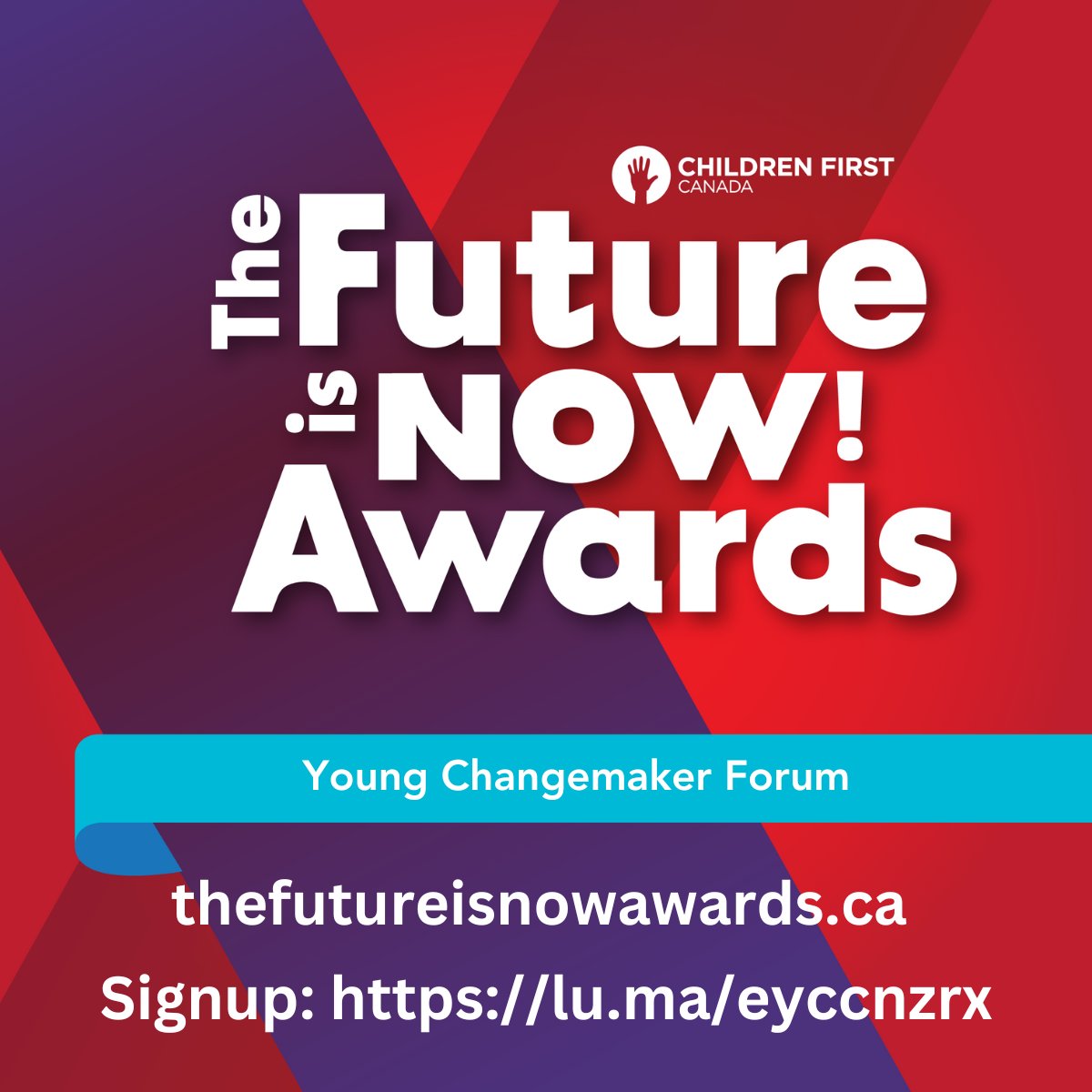 Calling all young changemakers 📣 Are you U18, making a social impact & excited about connecting with other movers & shakers? Join us on May 7th for the Future is NOW! Summit & Awards Ceremony. Limited spots are available, so REGISTER NOW! loom.ly/7in1AUg