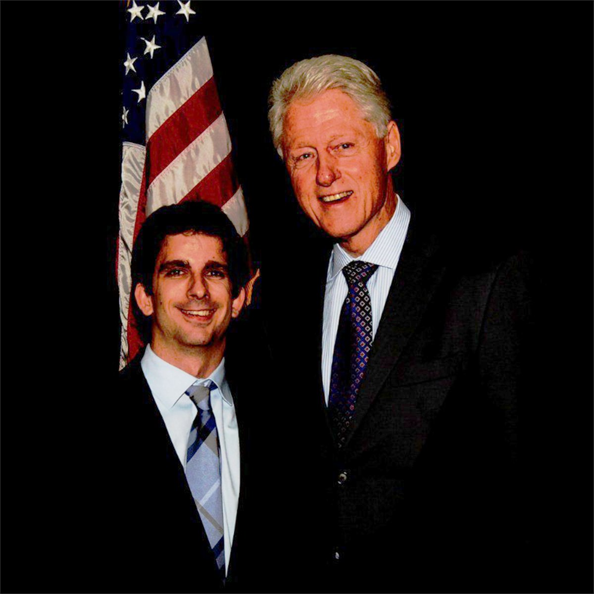 Here is Max Azzarello (the guy who lit himself on fire) with Bill Clinton. Just gonna drop this here...