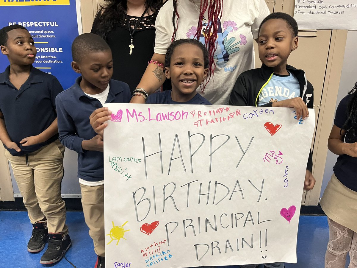 We all wish Principal Drain the very best of birthdays!