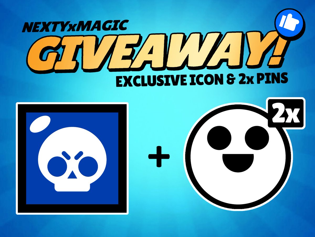 EXCLUSIVE ICON & 2x PINS GIVEAWAY ! (for your brawler or skin)

📌 Requirements:
- Follow @nextyart & @MagicStaysGod
- ❤️ & ♻️ 

Ends in 4 days!

#BrawlStarsGiveaway