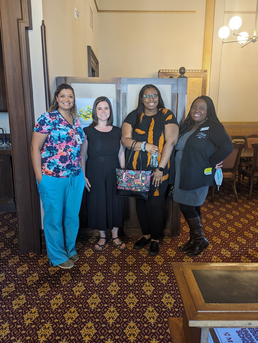 Last week, a group of NFP nurses and graduates led two days of advocacy at the Michigan State Capitol! These advocates shared the impact home visiting has on families and communities with ten state legislators.