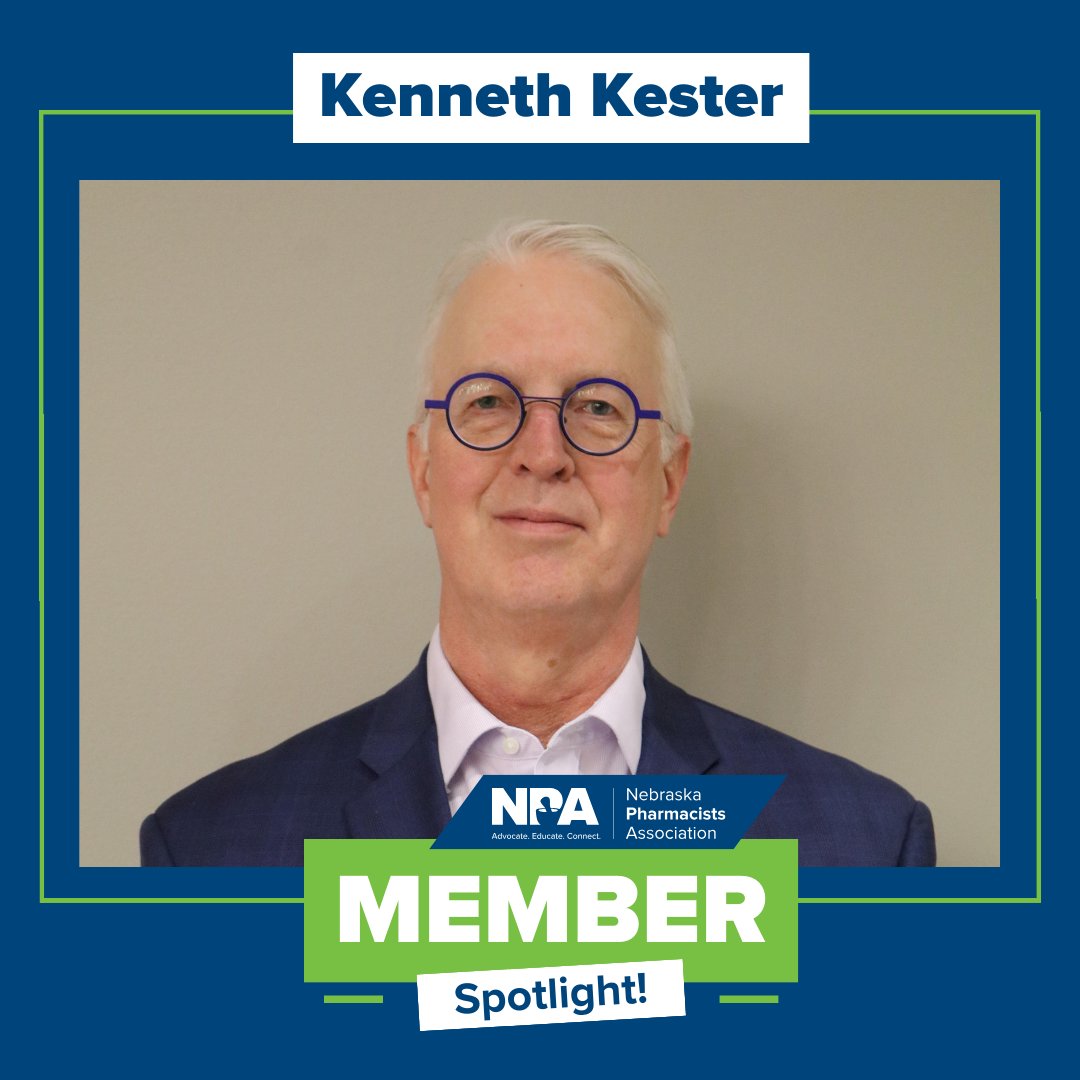 Today we want to shine a #MemberSpotlight on Kenneth Kester! ⭐️ 

Thank you, Ken, for your dedication to the #pharmacy profession and for being a valued #NPA member!